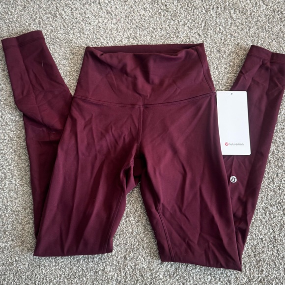 lululemon athletica Pants - Lululemon Burgundy Leggings